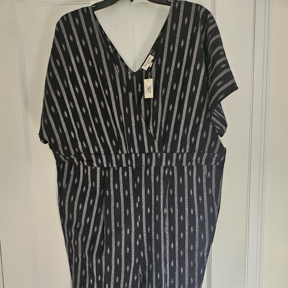 Cost Plus World Market Black and White Patterned Fabric